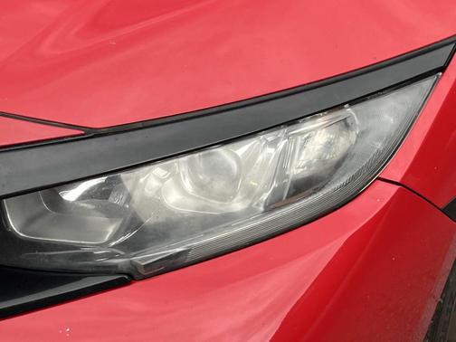 Red 2017 Honda Civic EX
