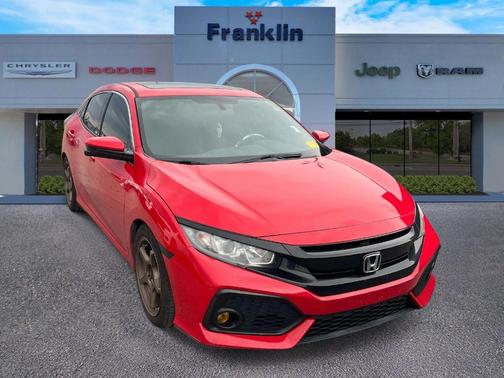 Red 2017 Honda Civic EX