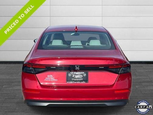 Radiant Red Metallic 2024 Honda Accord EX