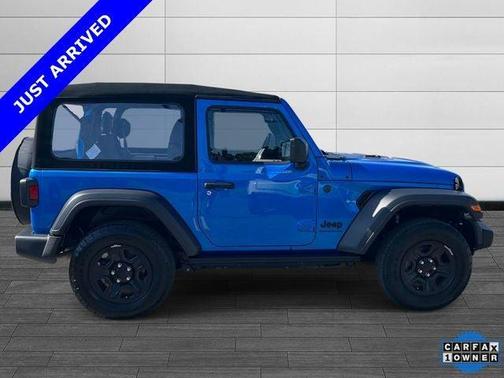Hydro Blue Pearl 2024 Jeep Wrangler Sport