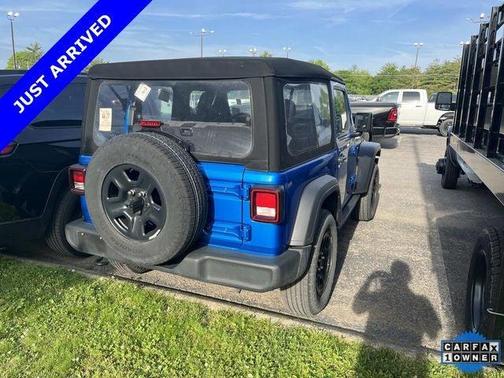 Hydro Blue Pearl 2024 Jeep Wrangler Sport