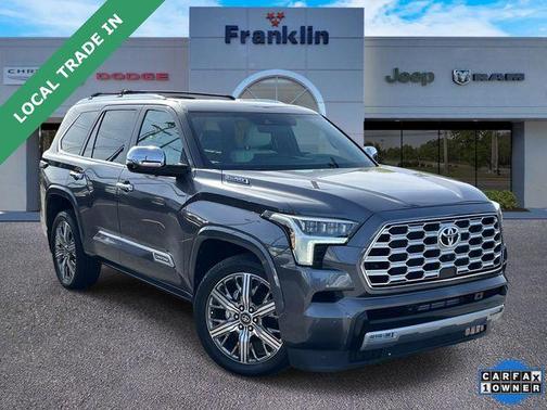 Magnetic Gray Metallic 2025 Toyota Sequoia Capstone
