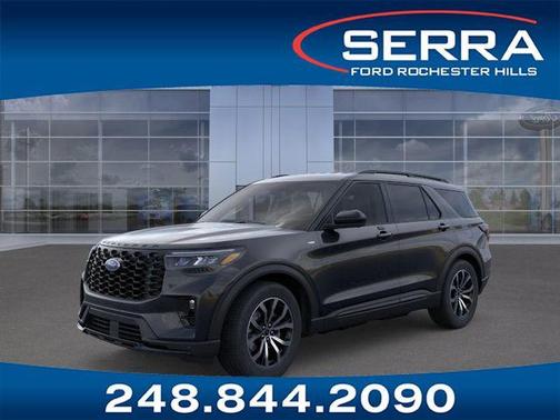 Agate Black Metallic 2026 Ford Explorer ST-Line
