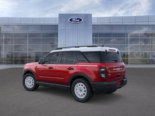 RUBY RED METALLIC TC 2025 Ford Bronco Sport Heritage