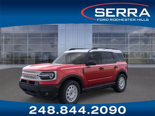 RUBY RED METALLIC TC 2025 Ford Bronco Sport Heritage