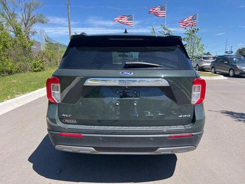 FORGED GREEN METALLIC 2023 Ford Explorer XLT