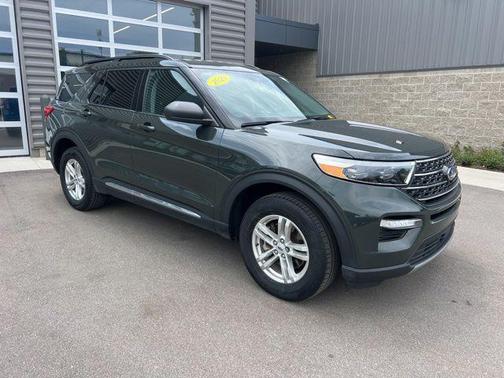 FORGED GREEN METALLIC 2023 Ford Explorer XLT