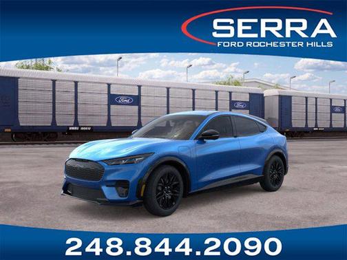 Blue 2026 Ford Mustang Mach-E Premium