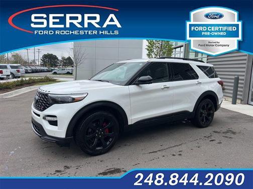 STAR WHITE MET TRI-COAT 2023 Ford Explorer ST