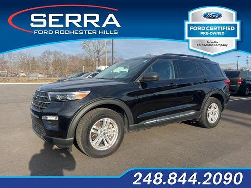 AGATE BLACK METALLIC 2024 Ford Explorer XLT