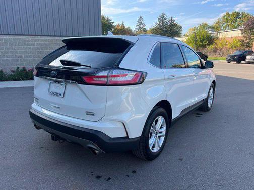 Star White Metallic Tri-Coat 2020 Ford Edge SEL