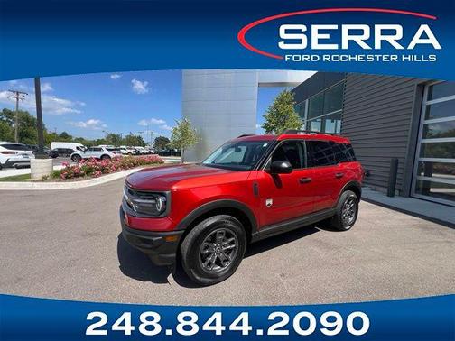 Hot Pepper Red Metallic Tinted Clearcoat 2024 Ford Bronco Sport Big Bend