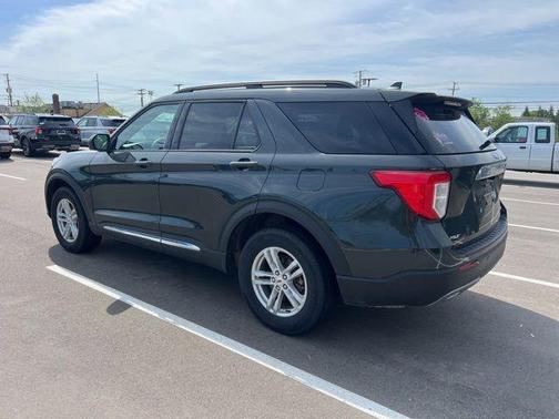 FORGED GREEN METALLIC 2023 Ford Explorer XLT