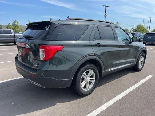 FORGED GREEN METALLIC 2023 Ford Explorer XLT