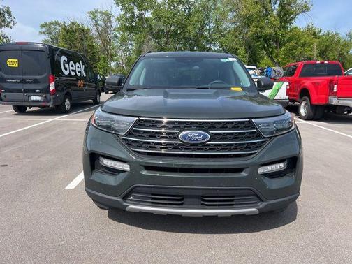 FORGED GREEN METALLIC 2023 Ford Explorer XLT