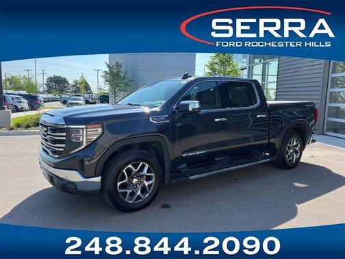 Titanium Rush Metallic 2022 GMC Sierra 1500 SLT