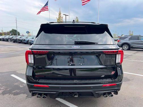 Agate Black Metallic 2025 Ford Explorer ST
