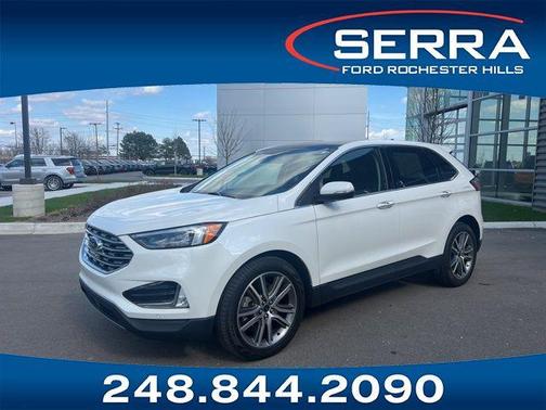 STAR WHITE 2024 Ford Edge Titanium