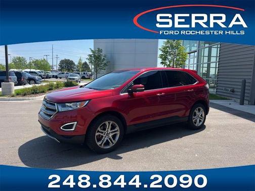 RUBY RED METALLIC TINTED CC 2017 Ford Edge Titanium