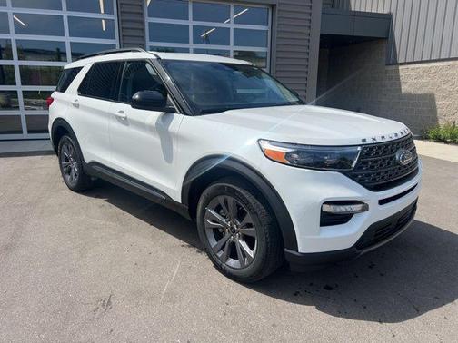 STAR WHITE MET TRI-COAT 2023 Ford Explorer XLT