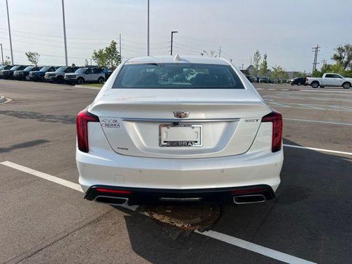 Crystal White Tricoat 2022 Cadillac CT5 Premium Luxury