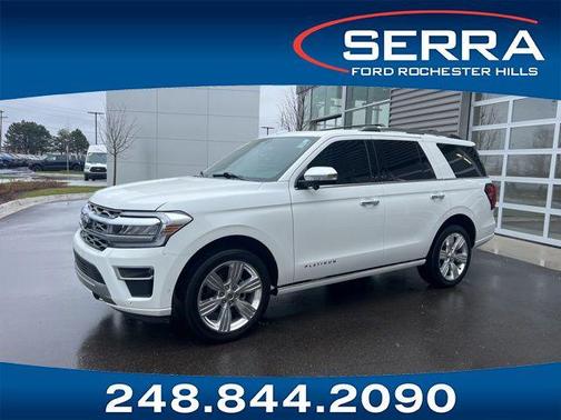 STAR WHITE MET TRI-COAT 2024 Ford Expedition Platinum