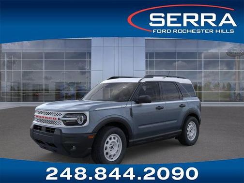 AZURE GRAY METALLIC TRI-COAT 2025 Ford Bronco Sport Heritage