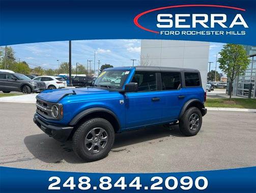 VELOCITY BLUE METALLIC 2024 Ford Bronco Big Bend