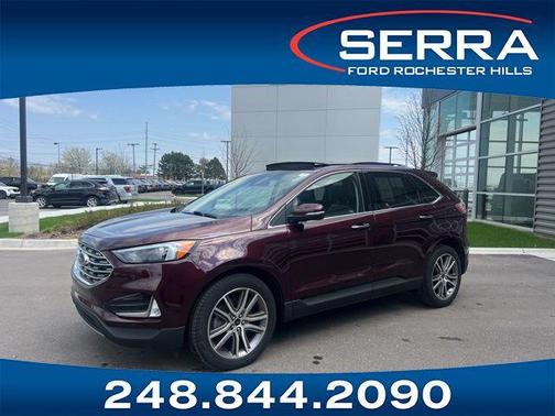 BURGUNDY VELVET MET TINT CC 2023 Ford Edge Titanium