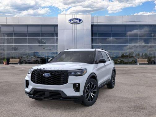 SPACE WHITE METALLIC 2026 Ford Explorer ST-Line