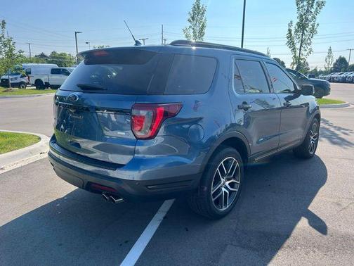 Blue Metallic 2018 Ford Explorer Sport