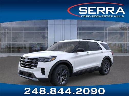 STAR WHITE MET TRI-COAT 2026 Ford Explorer Active