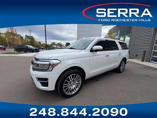 Star White Metallic Tri-Coat 2023 Ford Expedition Max Limited