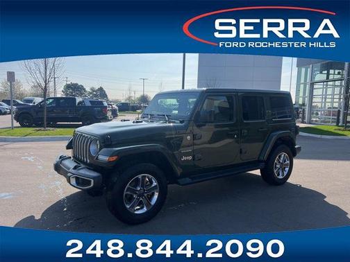 Sarge Green Clearcoat 2021 Jeep Wrangler Unlimited Sahara