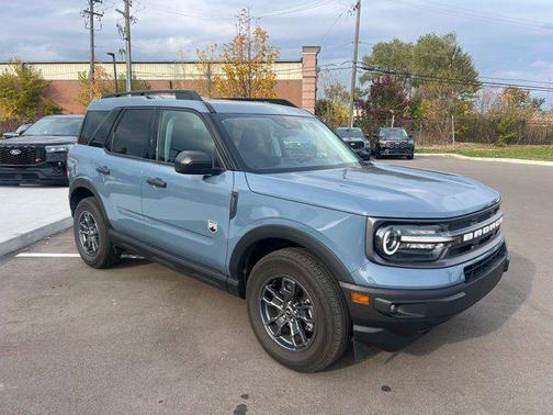 Azure Gray Metallic Tri-Coat 2024 Ford Bronco Sport Big Bend