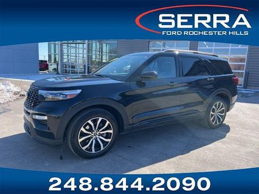 AGATE BLACK METALLIC 2023 Ford Explorer ST