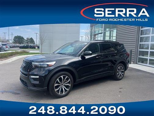 AGATE BLACK METALLIC 2023 Ford Explorer ST