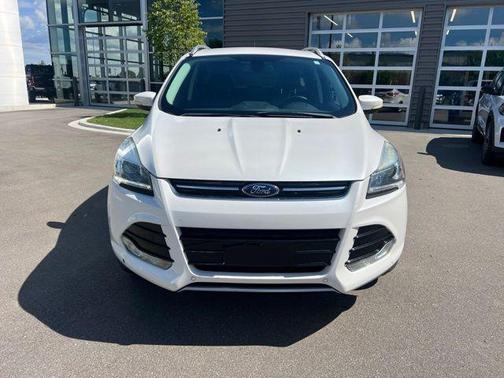 White Platinum Metallic Tri-Coat 2015 Ford Escape Titanium