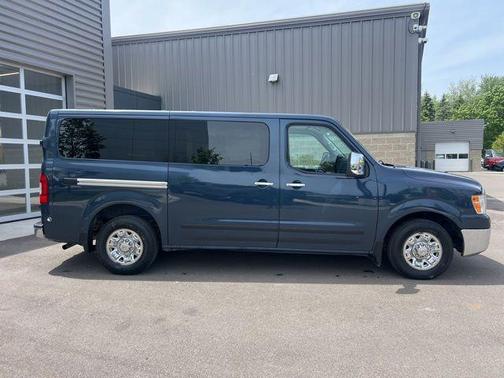 Arctic Blue Metallic 2021 Nissan NV Passenger NV3500 HD SL V8