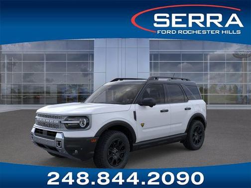 SPACE WHITE METALLIC 2026 Ford Bronco Sport Badlands