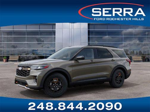 Gray 2027 Ford Explorer Tremor
