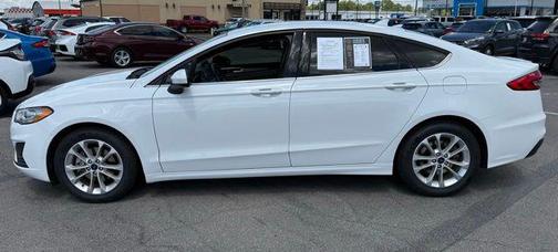 Oxford White 2019 Ford Fusion SE