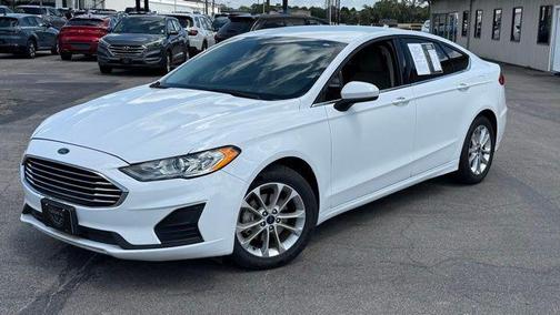 Oxford White 2019 Ford Fusion SE