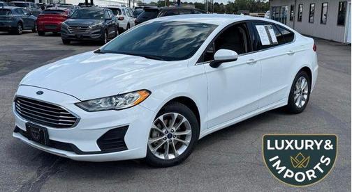 Oxford White 2019 Ford Fusion SE