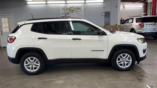 White Clearcoat 2018 Jeep Compass Sport