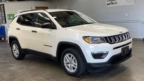 White Clearcoat 2018 Jeep Compass Sport