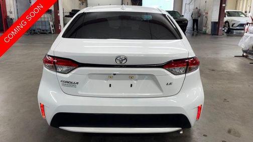White 2022 Toyota Corolla LE