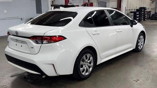 White 2022 Toyota Corolla LE