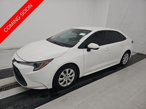White 2022 Toyota Corolla LE