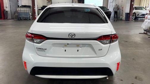 White 2022 Toyota Corolla LE